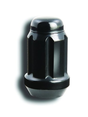 Small Diameter Gorilla Automotive 21123BC Acorn Black 5 Lug Kit (12mm x 1.25 Thread Size) - Pack of 20
