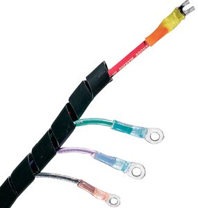 Marine Grade Ancor Black Spiral Wrap