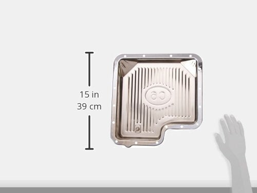 Trans-Dapt 9125 Chrome Finned Transmission Pan Trans-Dapt Performance