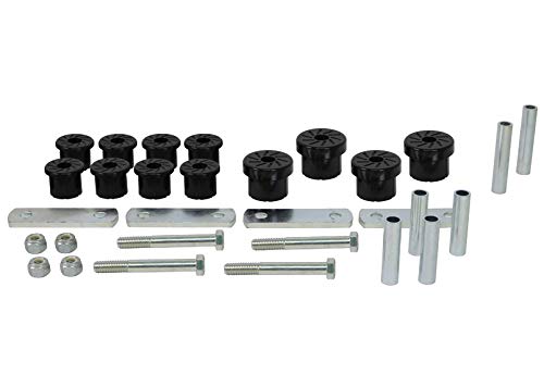 Rear Leaf Spring and Shackle Bushing Kit Nolathane REV293.0000 Compatible with Chevrolet 70-81 Camaro