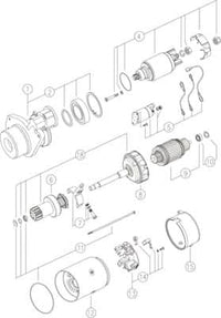 Starter Mahle - MS64