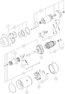 Starter Mahle - MS64