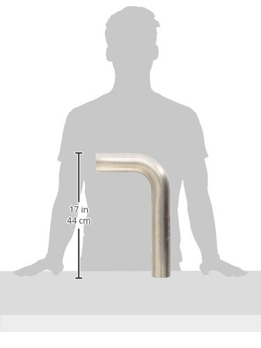 90° T304 Stainless Steel Mandrel Bend Tube Vibrant Performance VIB13040 (13040)