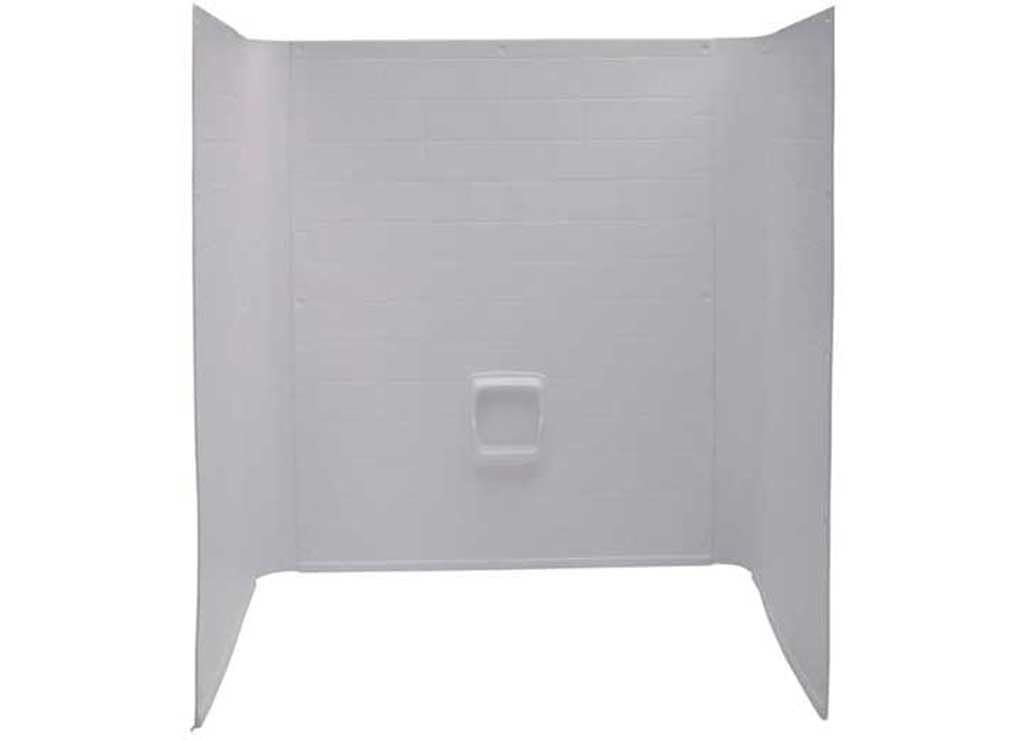 Shower Wall Surround Lippert 210398 - 24" x 46" x 62", White