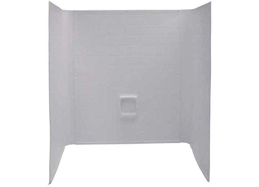 Shower Wall Surround Lippert 210398 - 24" x 46" x 62", White