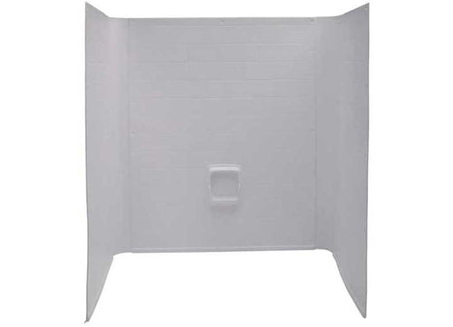 Shower Wall Surround Lippert 210398 - 24" x 46" x 62", White