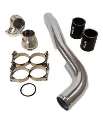 6.7 Power Stroke No Limit Fabrication Upper Coolant Hose Kit, Black 17+ (Black)