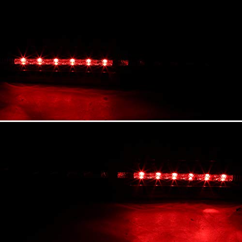 LT-MST99RBCLED-RS SPEC-D TUNING 3Rd Brake Lights- Chrome Housing Clear Lens 99-04 Ford Mustang