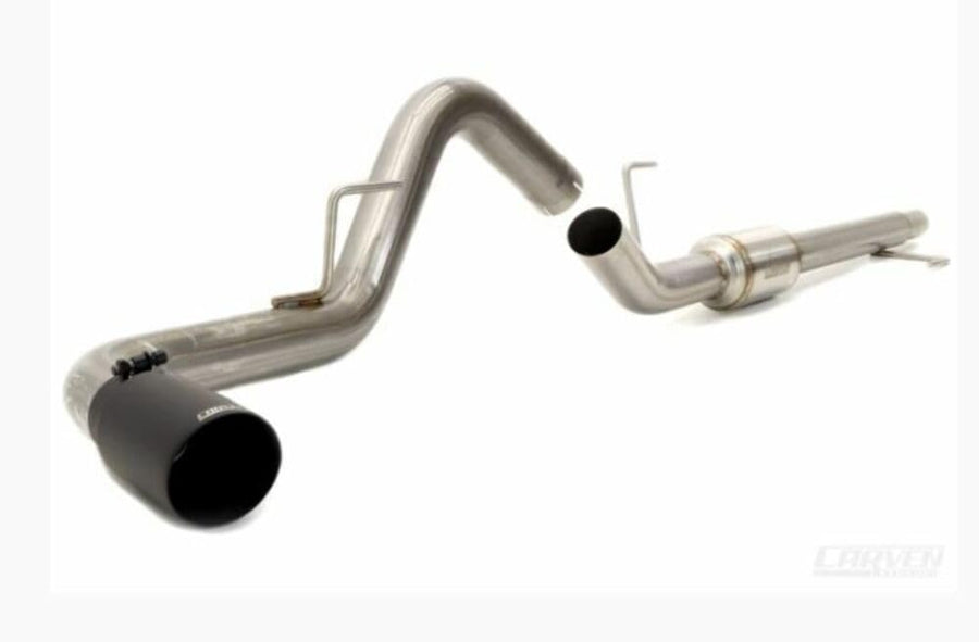 15-20 Ford F-150 Carven 5.0L V8 Competitor Series Cat-Back w/R-Series Muffler & 4in. Tip - Black