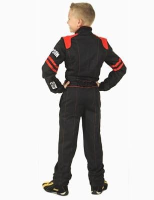 LY23471 SIMPSON Legend II Youth Suit (XLG Black/Red)