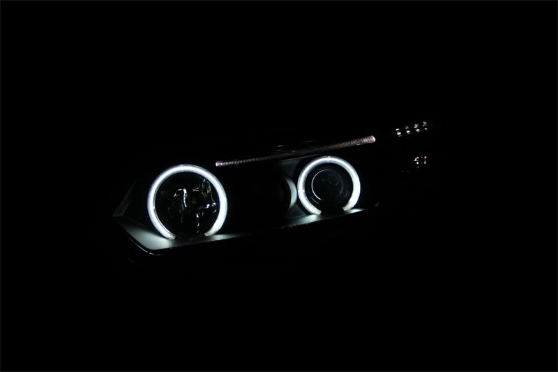 121062 Anzo USA Headlight Assembly Clear Lens Pair CCFL Black