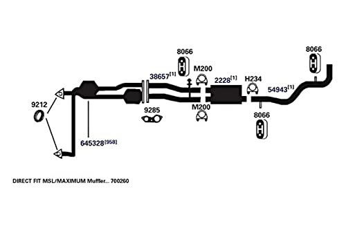 Exhaust Pipe AP Exhaust Products 38657