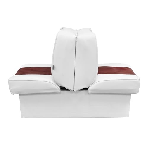 8WD707P-1-925 Wise Deluxe Lounge Seat (White/Red)