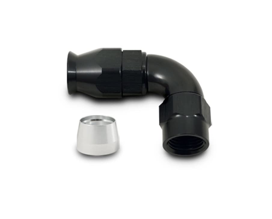 90 Degree Hose Fitting Vibrant Performance for PTFE Lined Hose