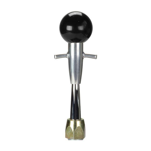 Lokar TM4L80FQB Performance Products Shifter Gm 4L80 Chrome 6" Straight Lever Muscle Car Black Knob