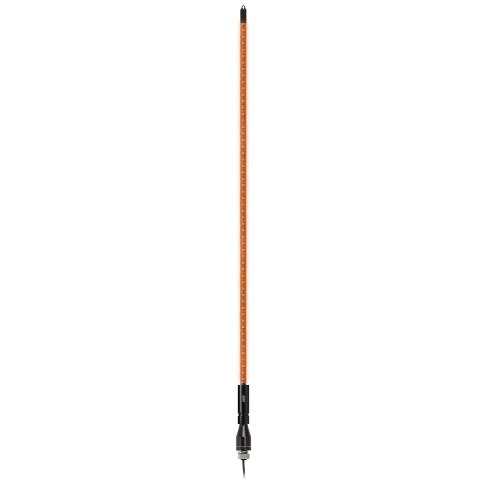 Metra Electronics - 4ft Single Color LED Whip Antenna - Orange (MPS-OWHIP4) Whip Antennas