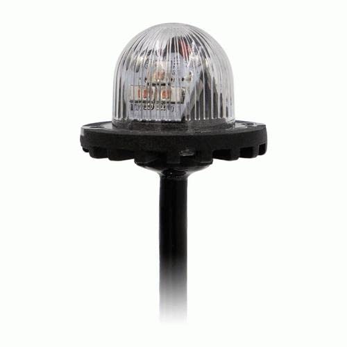 Amber Marker Lights Heise Hidden Strobe - 1 Inch - 9 Led