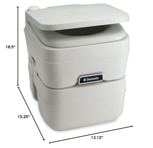 965 MSD Dometic Portable Toilet 5.0 Gallon Platinum