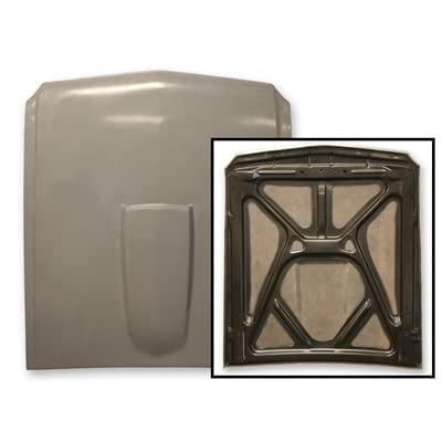 1965-1966 Scott Drake S1MS-16612-MF Fiberglass Hood with Metal Frame