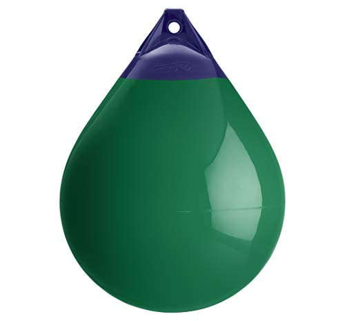 5 GRN A Series Polyform Buoy-27" X 36", Forest Green