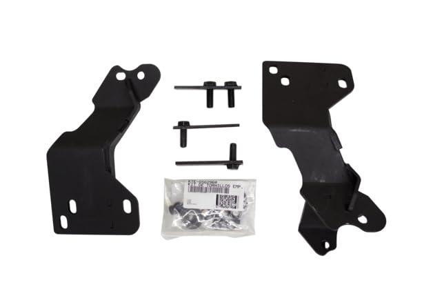 Mounting Bracket Kit Go Rhino for RC4 Bull Bar or RC3 Skid Plate | Mild Steel, Textured Black | 562960TK | Fits 2016-2018 Chevrolet Silverado 1500 (Excludes Driver Alert & New Body Style)