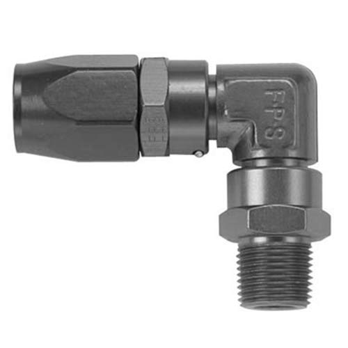 Fragola 189081-BL Performance Systems #8 X 90 X 7/814 (10) Hose End Black