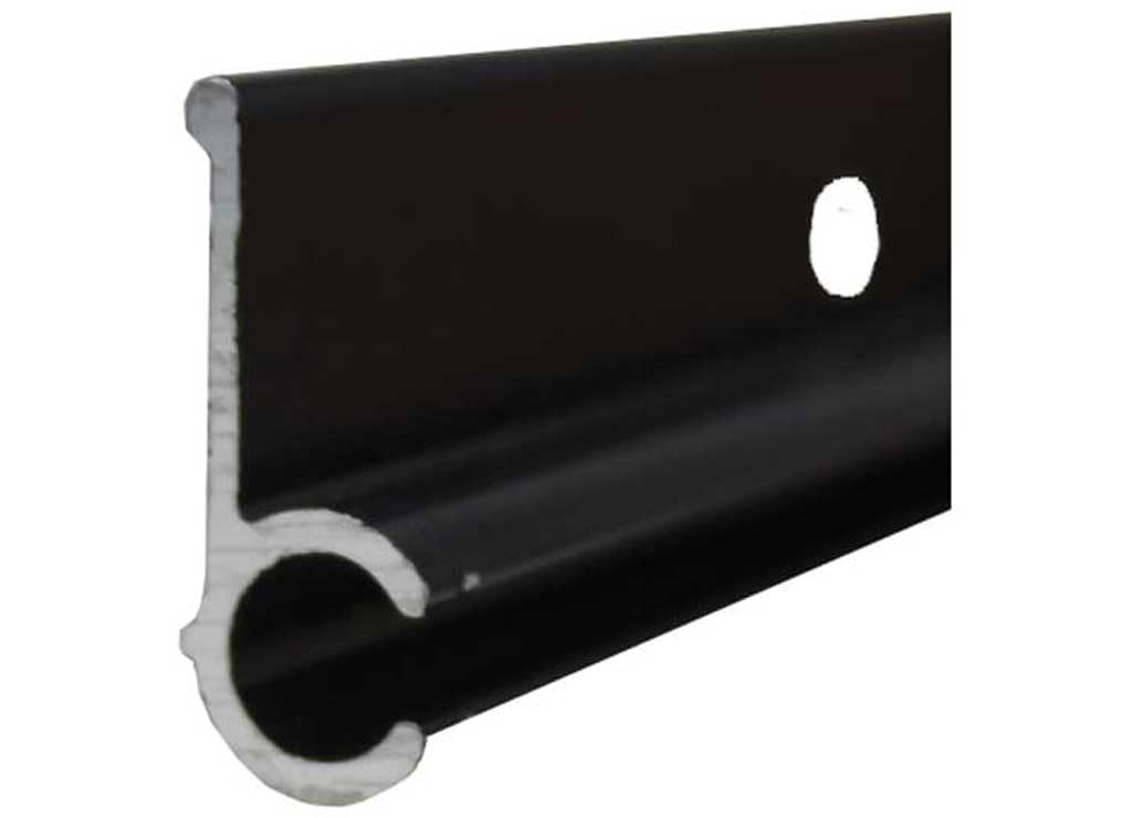 8' AWNING RAIL BLACK