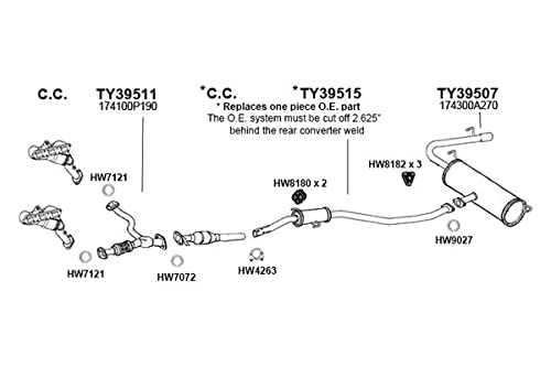 HW8182 Ansa - Exhaust Hanger