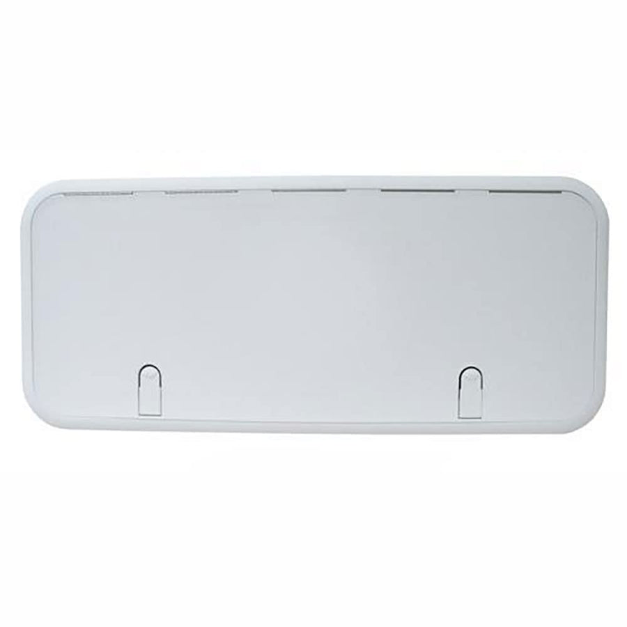 T-H Marine Boat Hatch Designer Series | Watertight Non-Locking Access Hatch Lid for Boat Deck Storage | 13" x 30", Black