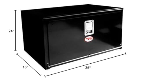 H361824 RKI 36 x 18 x 24 in. Steel Underbody, Black
