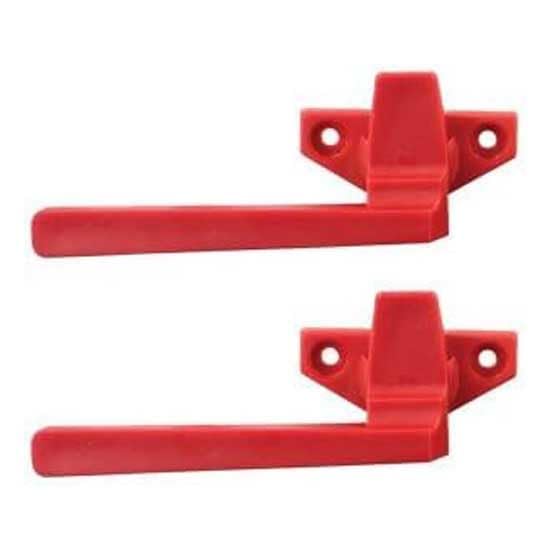 Emergency JR Products Window Latch Set, Red 81925