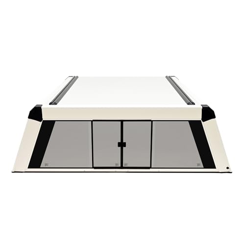 EXP Truck Cap Westin 16-14150S with Sliding Front Glass fits 2022-2026 Tundra Crew Cab 5'5" Bed Gloss White