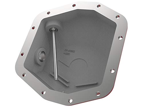 aFe POWER Rear Differential Cover Pro Series Red w/Machined Fins - #46-71190R - Jeep Gladiator (JT) 20-23 (Dana M220)