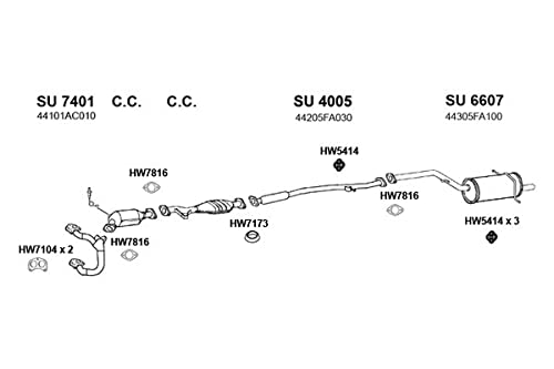 HW7173 Ansa - Exhaust Pipe Flange Gasket