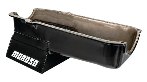 8.25" Moroso Oil Pan for Chevy Small-Block Engines with Passenger-Side Dipstick