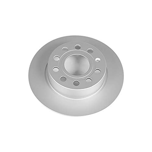 Power Stop rear EBR1207EVC Geomet Coated Brake Rotor For Audi A3 2010-2013, VWBeetle 2012-2019, VWEos 2016, VWGolf SportWagen 2015, VWJetta 2012-2018 [Model Specific]