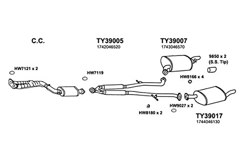 HW8166 Ansa - Exhaust Hanger