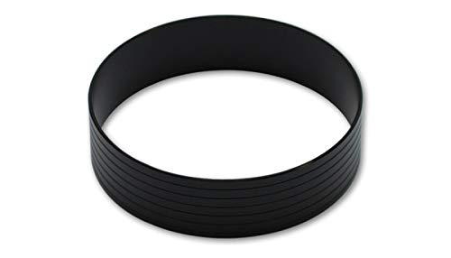 HD Aluminum Vibrant Union Sleeve for 2in OD Tubing - Hard Anodized Black