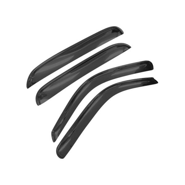 14-94072 BLACK HORSE Smoke Rain Guard, 4 Pack