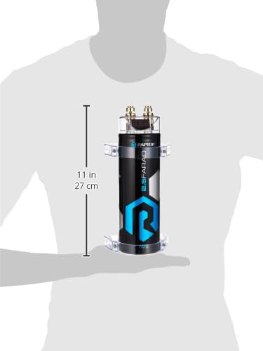 Raptor MID SERIES R4CAP - 2.5 Farad Capacitor - Digital Top