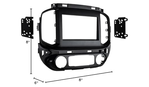 Metra Double Din Dash Kit 95-3016G for Chevy Colorado GMC Canyon 2015 - (Black)