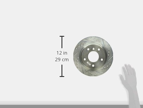 Power Stop Rear EBR420XPR Drilled & Slotted Rotor Pair For BMW 318i, BMW 318is, BMW 3, BMW 323is, BMW 325i, BMW 3, BMW 325is, BMW 328i, BMW 328is [Model Specific]