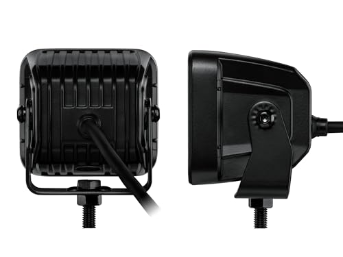 Hella LED-Spotlight 1FA 358 176-811 - Black Magic Cube Kit 3.2" - 12/24V - mounting - Short distance lighting - Cable: 500mm - Plug: DEUTSCH plug - Kit - Quantity: 2