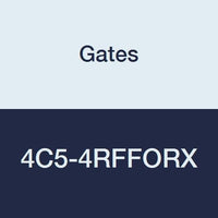 4C5-4RFFORX Gates Field Attachable for C5C, C5D and C5M Hose, Female Flat-Face Swivel, Steel, 3/16" ID