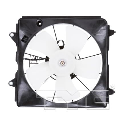 Cooling Fan Assembly TYC 600970 Compatible with 2006-2011 Honda Civic,Black