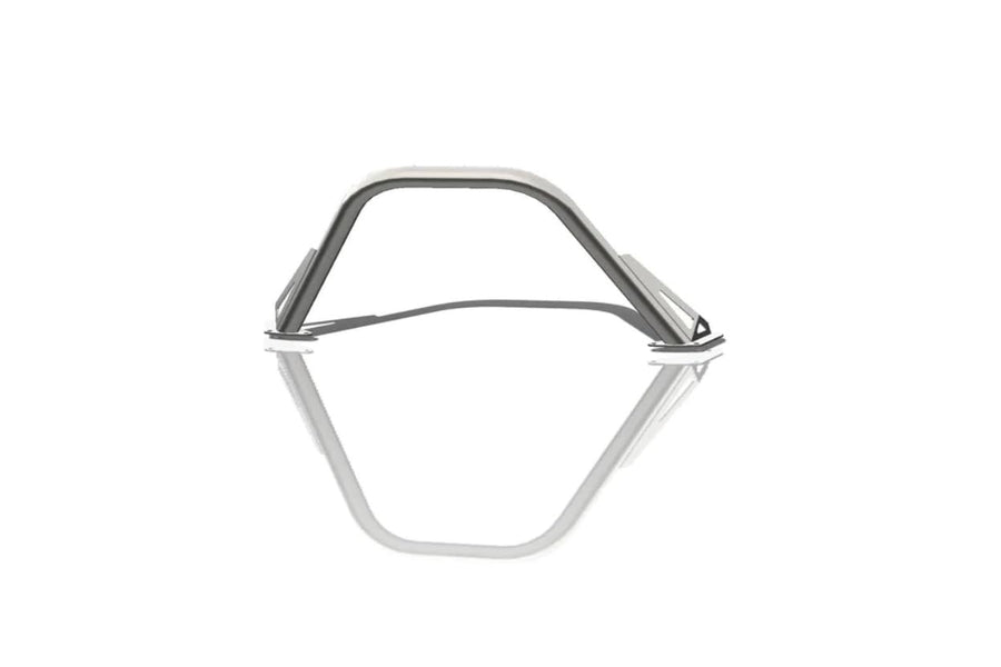 CrawlTek CWLJK15201 | Front Bumper Flat Top Stinger | 2007-2024 JK/JL, Gladiator JT | Black | Durable Steel | Easy Bolt-On | Jeep Wrangler Accessories for Off-Road
