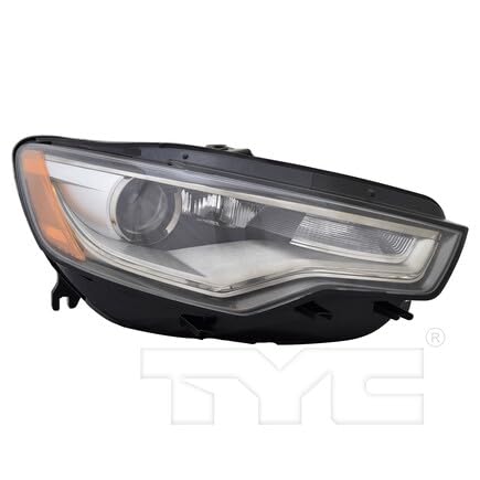 Right TYC Headlight Assembly Compatible with 2012-2018 Audi A6