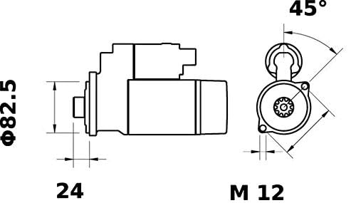 Starter Mahle - MS23