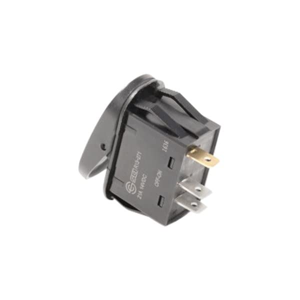 Rugged Ridge Rocker Switch | Black and Amber Thermoplastic Olefin (TPO) | 17235.09 | Fits zNONE