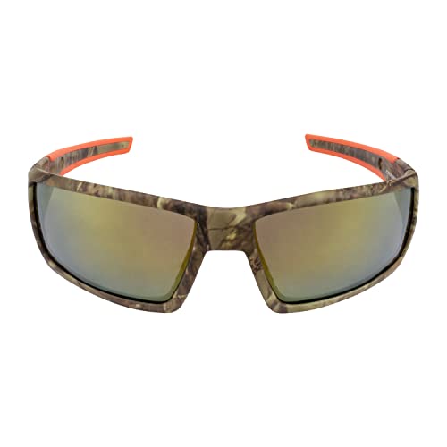Safety Glasses Crossfire 411432, Gold Mirror Lens, One Size